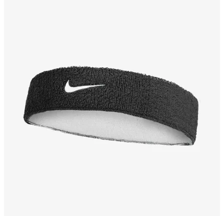 Повязка на голову NIKE SWOOSH CLASSIC REVERSIBLE HEADBAND BLACK/WHITE/BLACK OSFM N.101.2412.036.OS