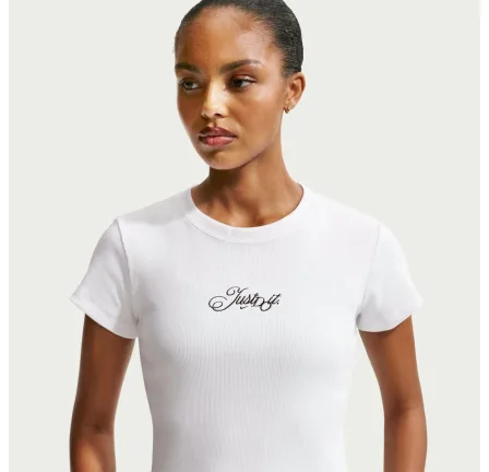 Женская футболка NIKE W NSW RIB MOD CRP JDI TEE IH7996-100
