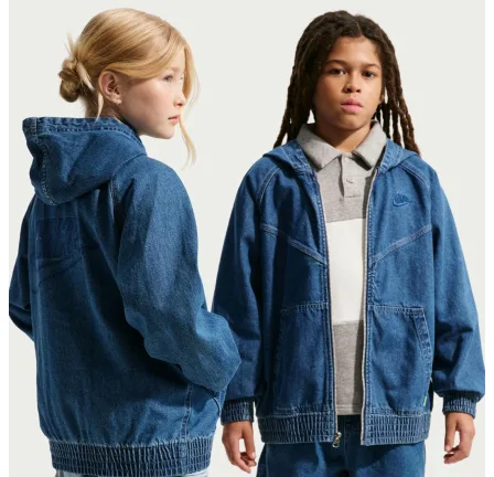 Дитяча толстовка NIKE K NSW WR DENIM FZ JACKET IF2306-435