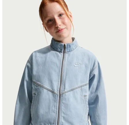 Жіноча толстовка NIKE G NSW WR DENIM JACKET IF2317-436