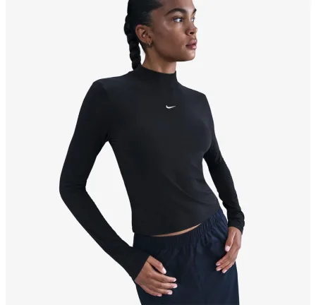 Жіноча футболка NIKE W NSW NK CHLL KNT MOCK TEE HV5027-011