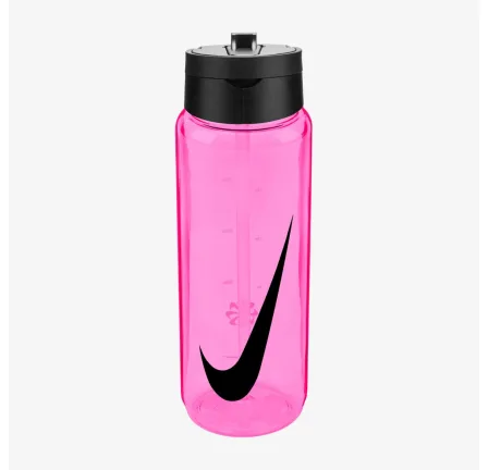 Бутылка NIKE TR RENEW RECHARGE STRAW BOTTLE 24 OZ PINK SPELL/BLACK/BLACK 24OZ N.100.7642.623.24