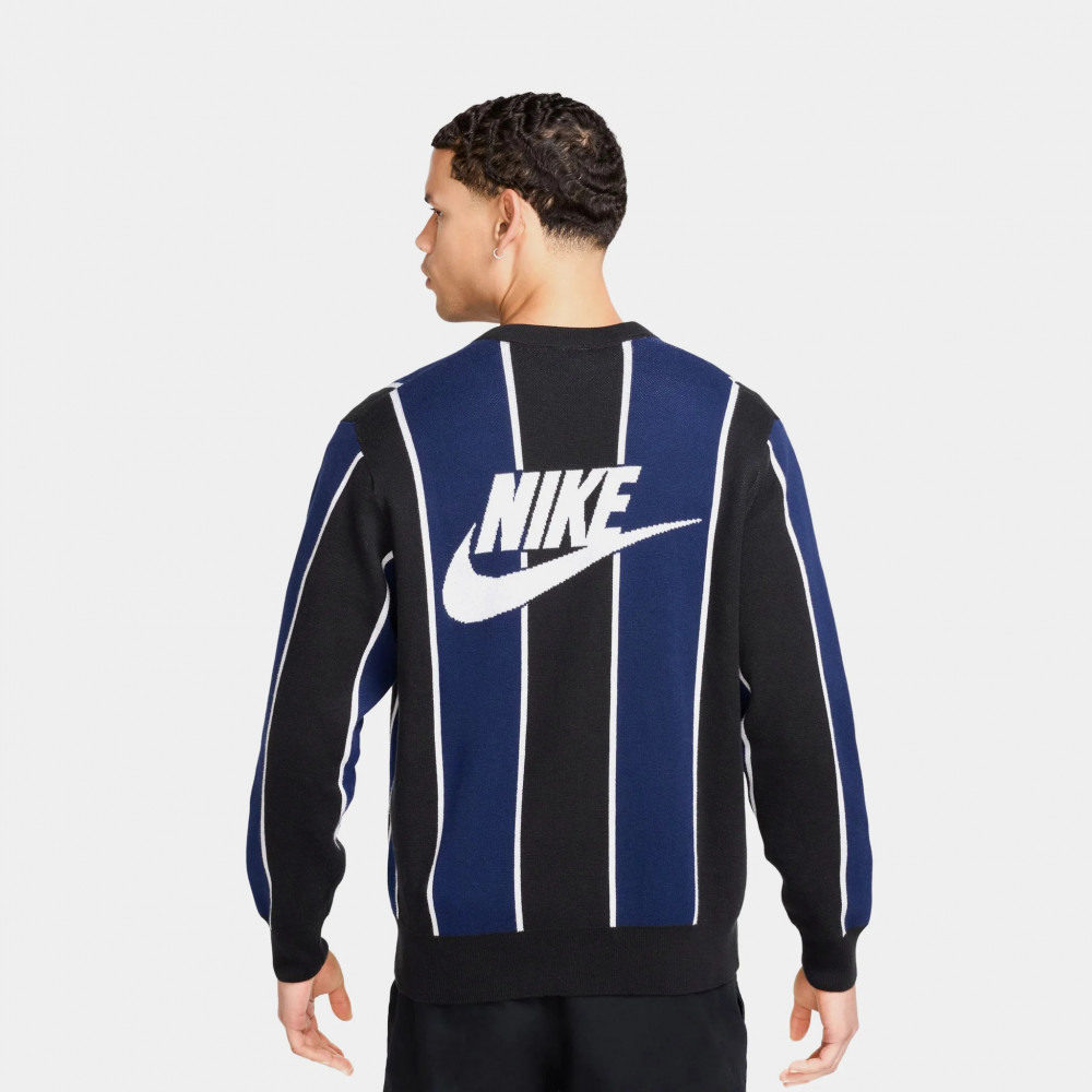 Мужская толстовка Nike M Nk Club Fairway Stripe Swtr HM4812-010