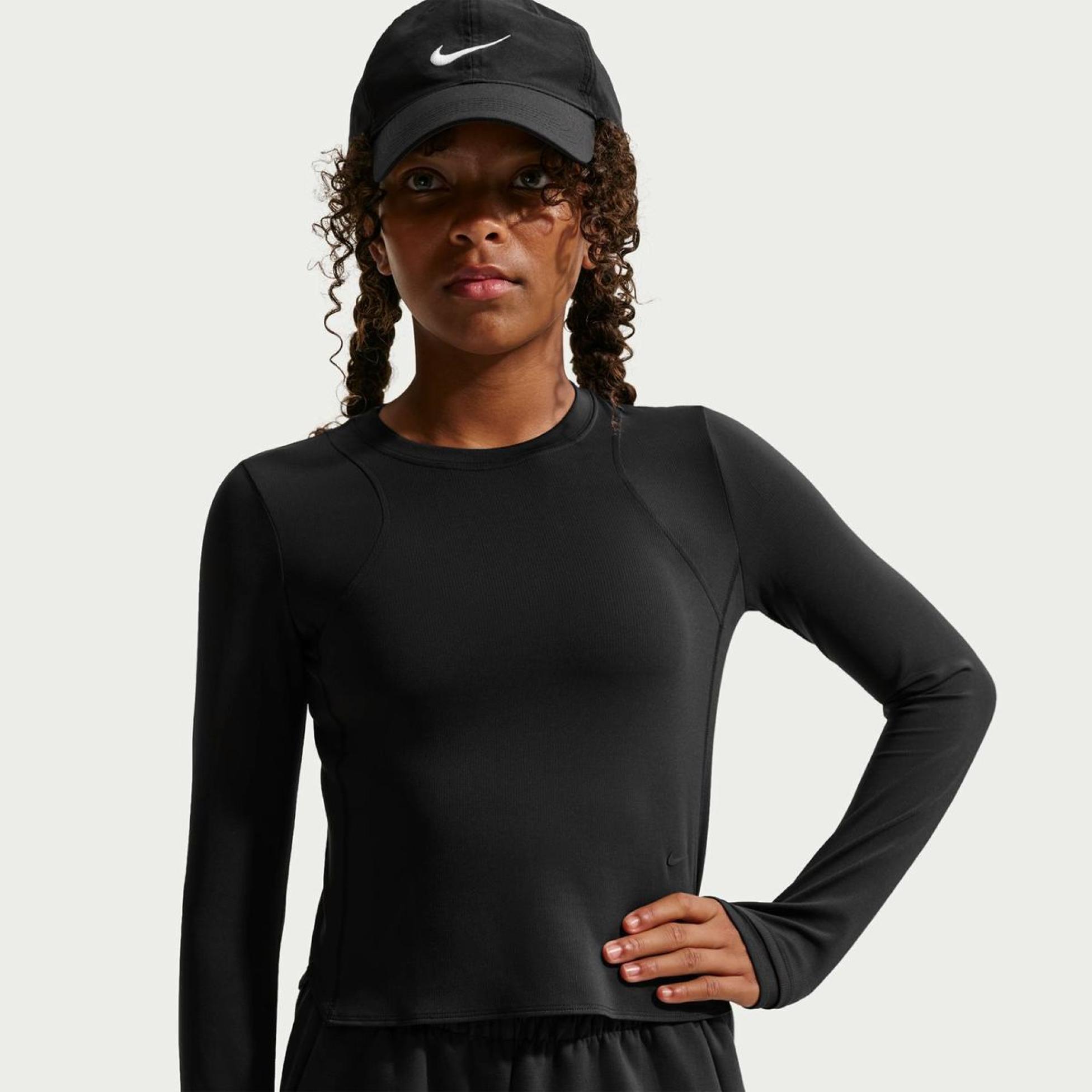 Дитячий лонгслив NIKE G NK MAVN DF RIBBED LS TOP IM1761-010