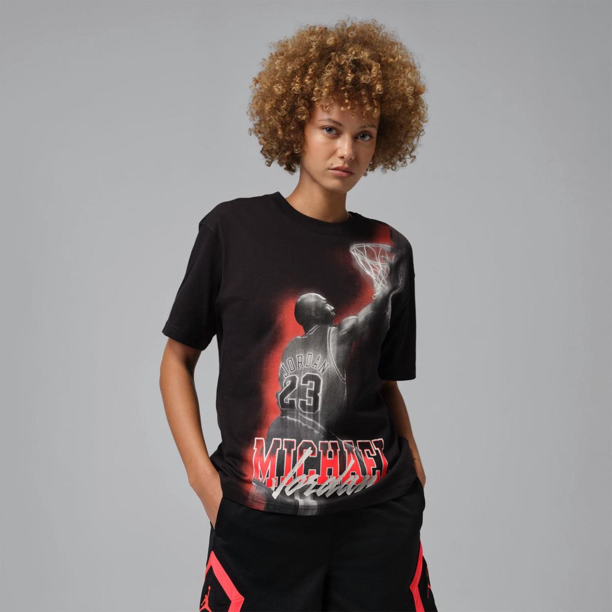 Жіноча футболка NIKE W J SPT DF SS GFX TEE HTG IO8722-010