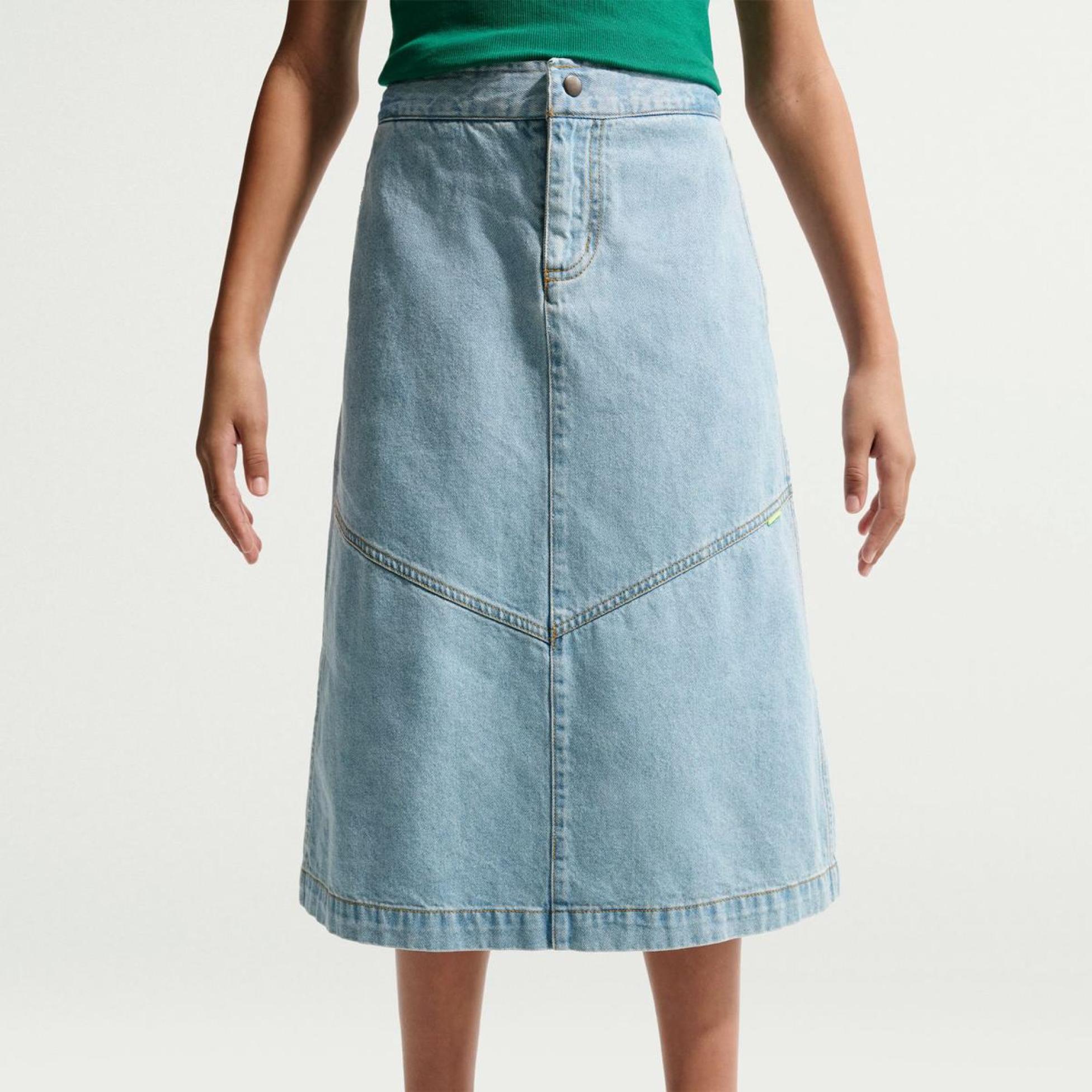 Жіноча спідниця NIKE G NSW CLN DENIM MIDI SKIRT IM8718-440