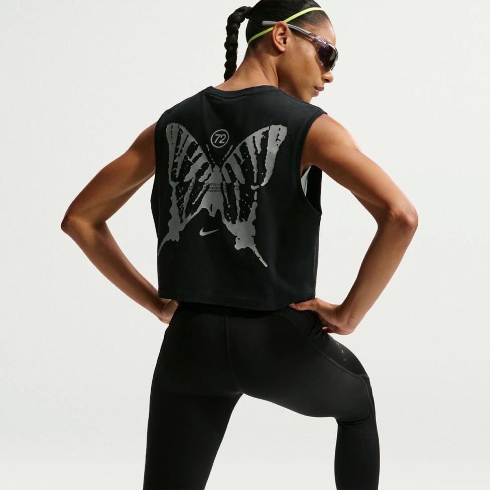 Жіноча футболка NIKE W NKDF MOVE SL SWFT BTRFLY TEE IM0631-010