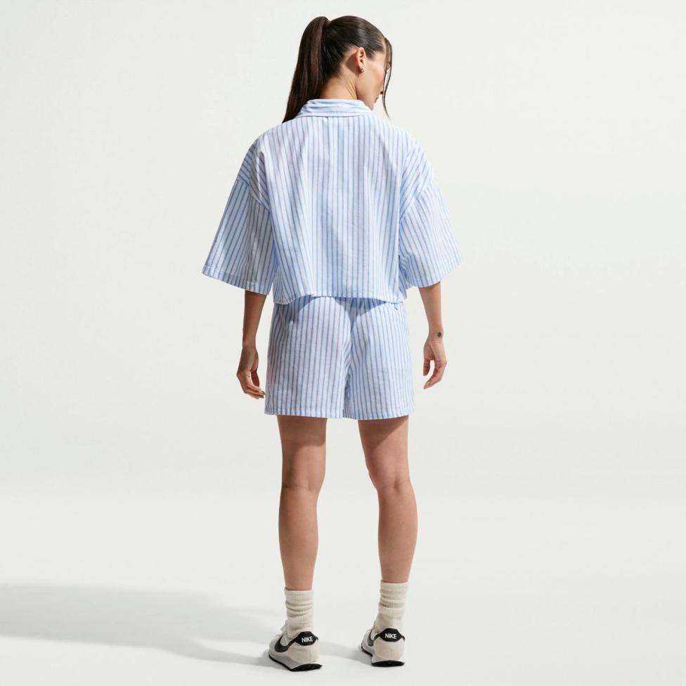 Женские шорты NIKE W NSW OFFLN WVN PPLN STRP SHRT II4230-435_image_5