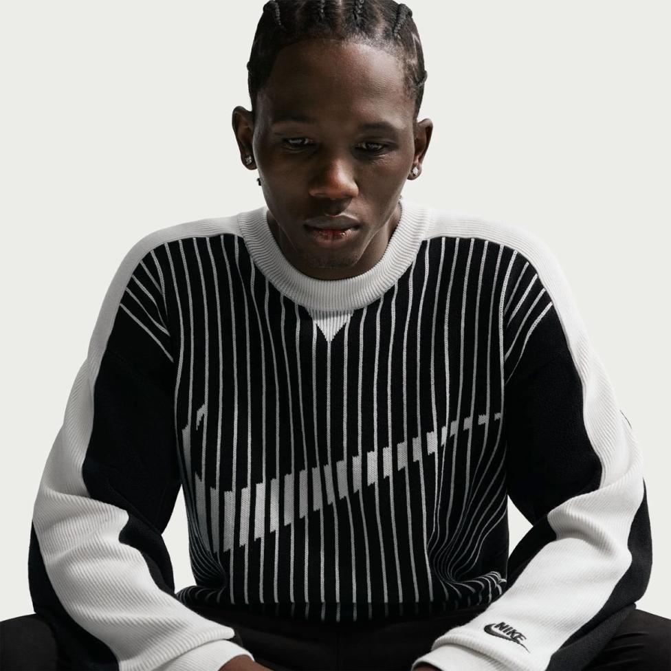 Чоловічий лонгслів NIKE M NK CLUB SWEATER JERSEY II1196-010_image_3