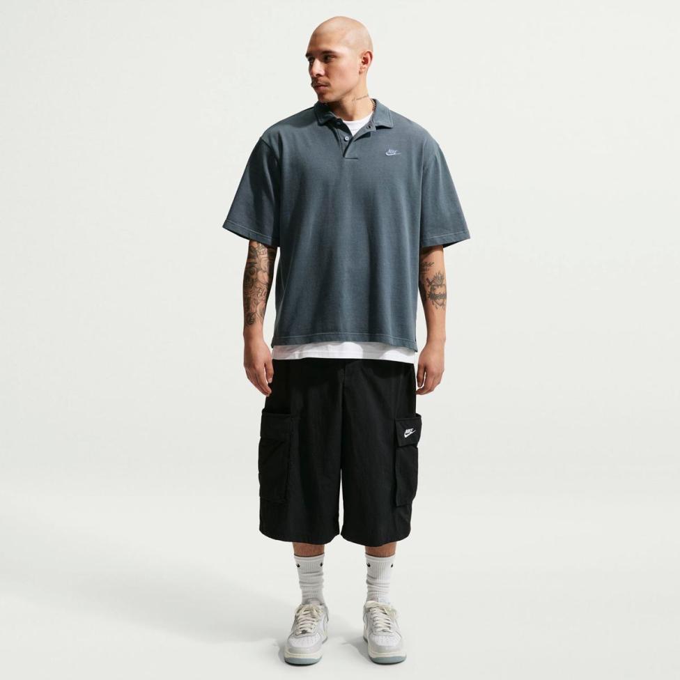 Чоловіче поло NIKE M NK CLUB JERSEY POLO WASHED IF0731-451_image_4