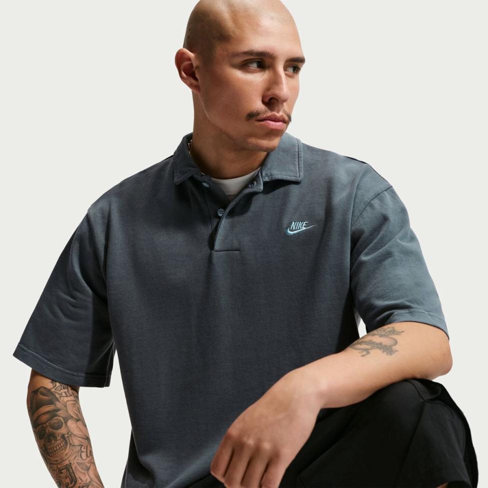 Чоловіче поло NIKE M NK CLUB JERSEY POLO WASHED IF0731-451_image_3