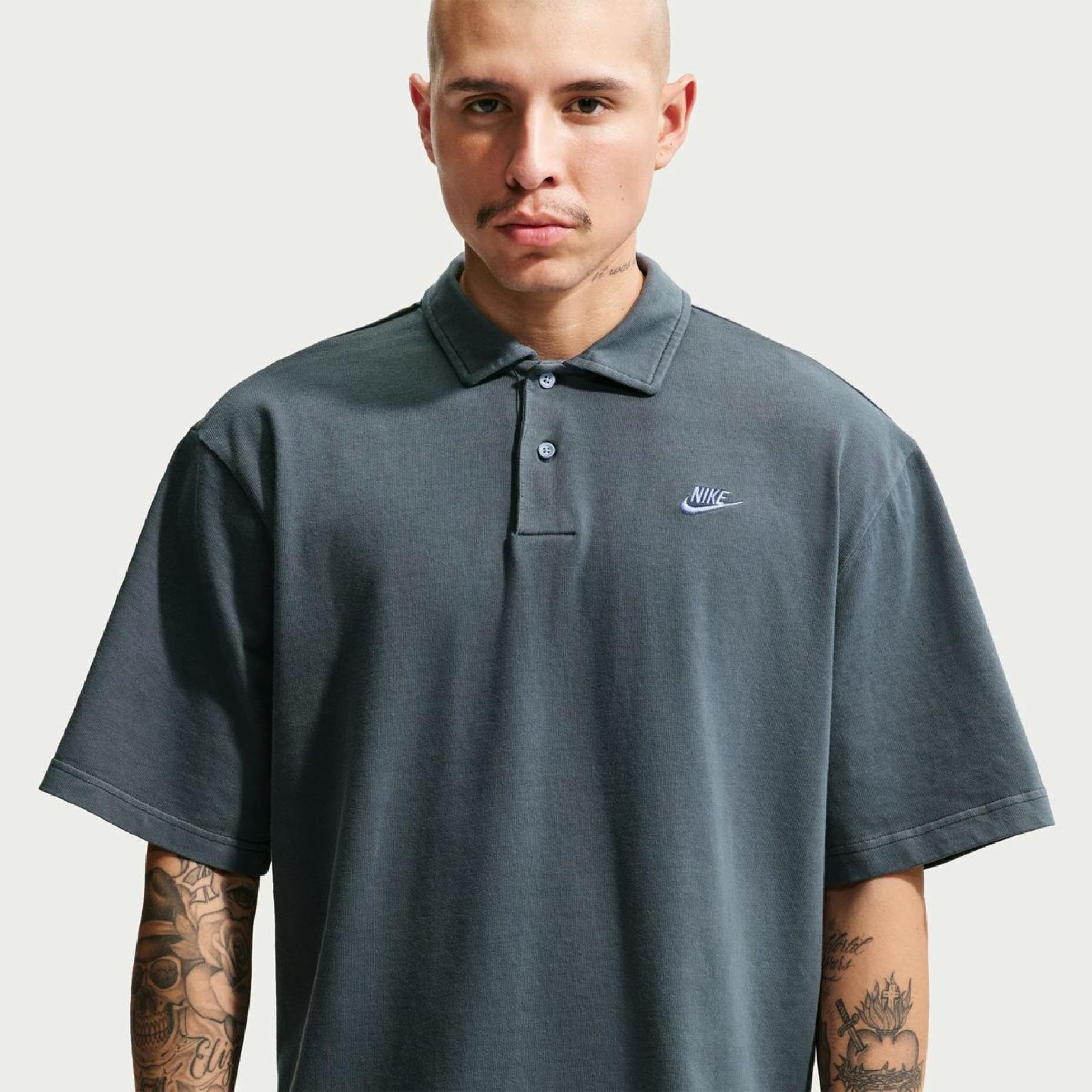 Чоловіче поло NIKE M NK CLUB JERSEY POLO WASHED IF0731-451