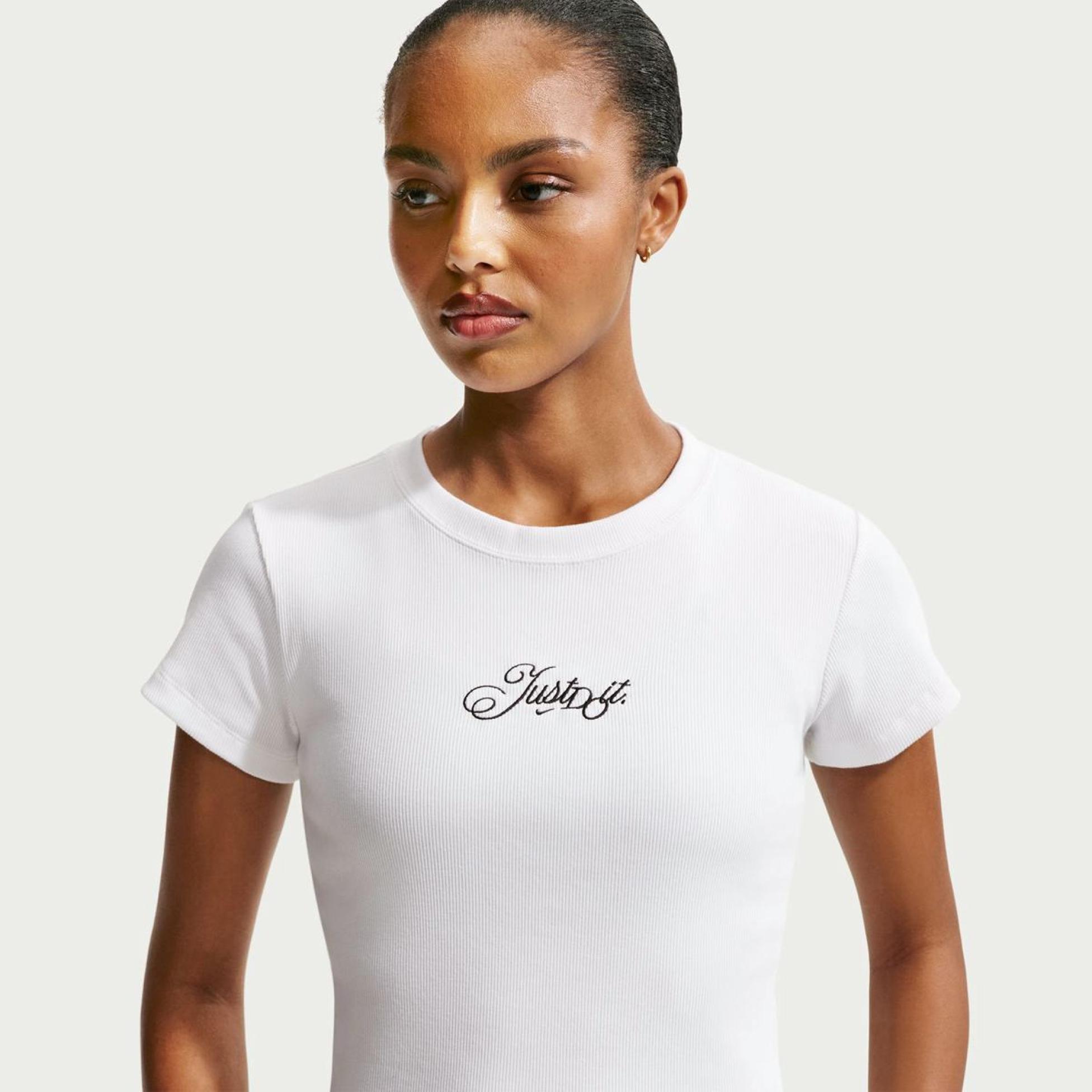 Жіноча футболка NIKE W NSW RIB MOD CRP JDI TEE IH7996-100