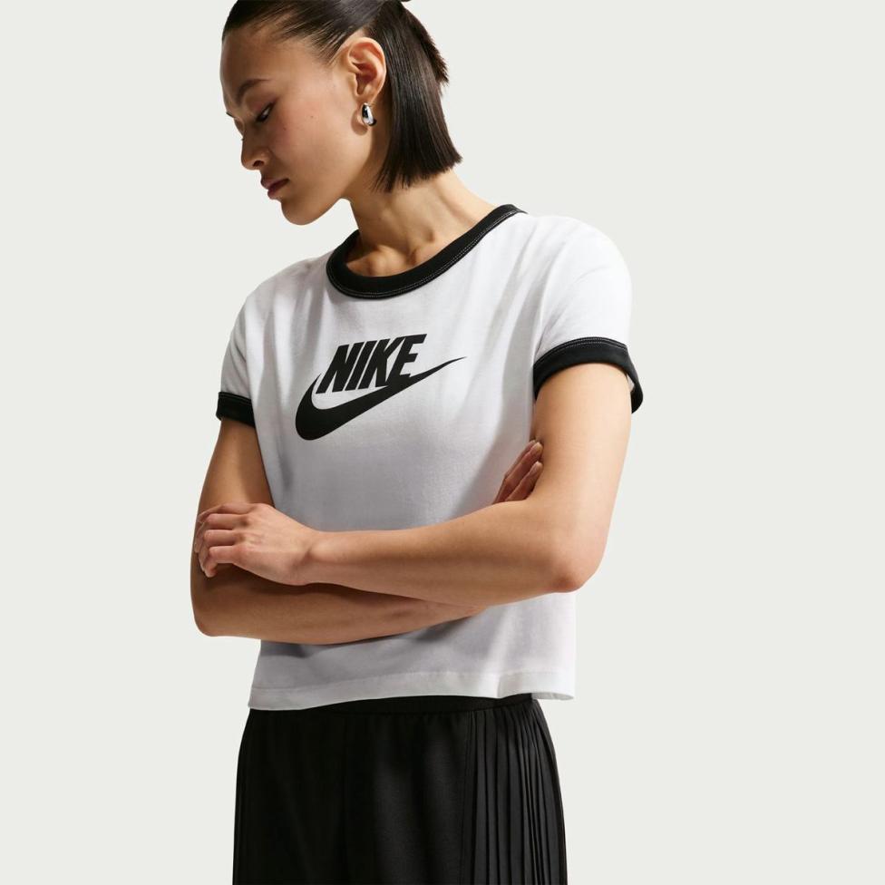 Жіноча футболка NIKE W NSW SS RINGER TEE VNTG RUN IF4072-100_image_3