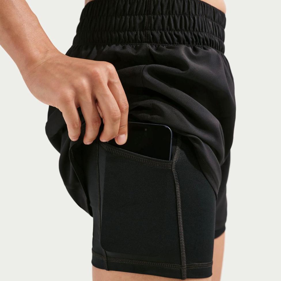 Женские шорты NIKE W NK ONE DF HR 3IN 2N1 SHORT DX6016-011_image_6