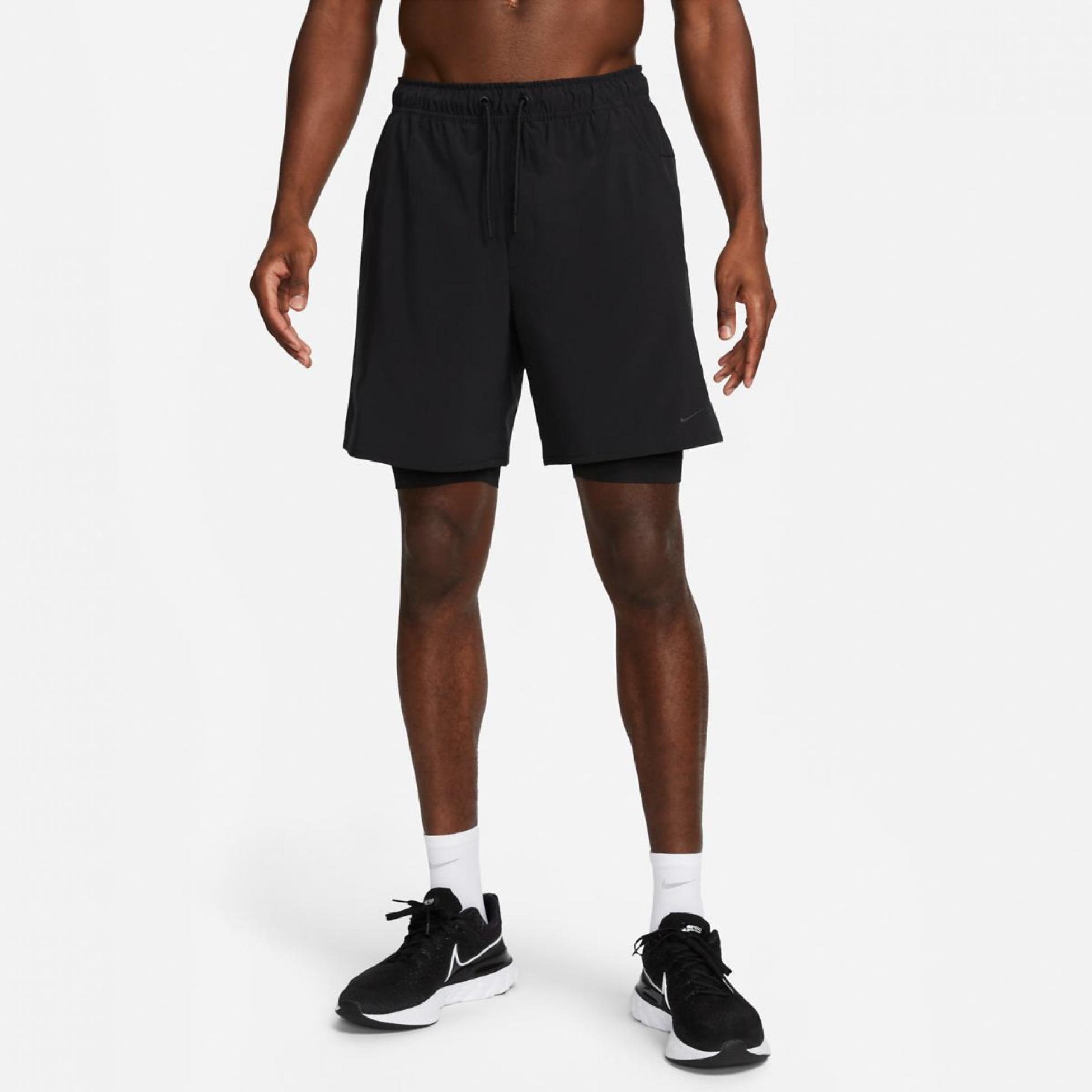 Чоловічі шорти NIKE M NK DF UNLIMITED WVN 7IN 2IN1 DV9334-010