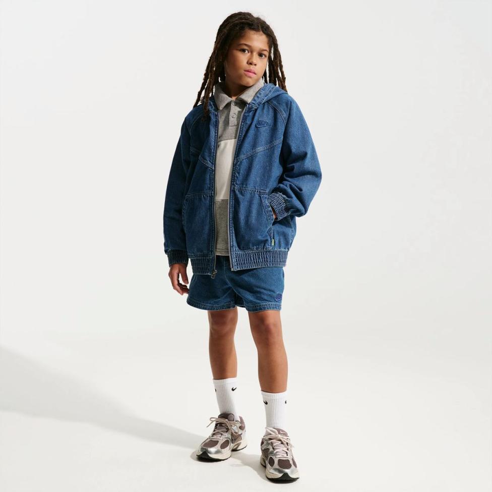 Дитяча толстовка NIKE K NSW WR DENIM FZ JACKET IF2306-435_image_7