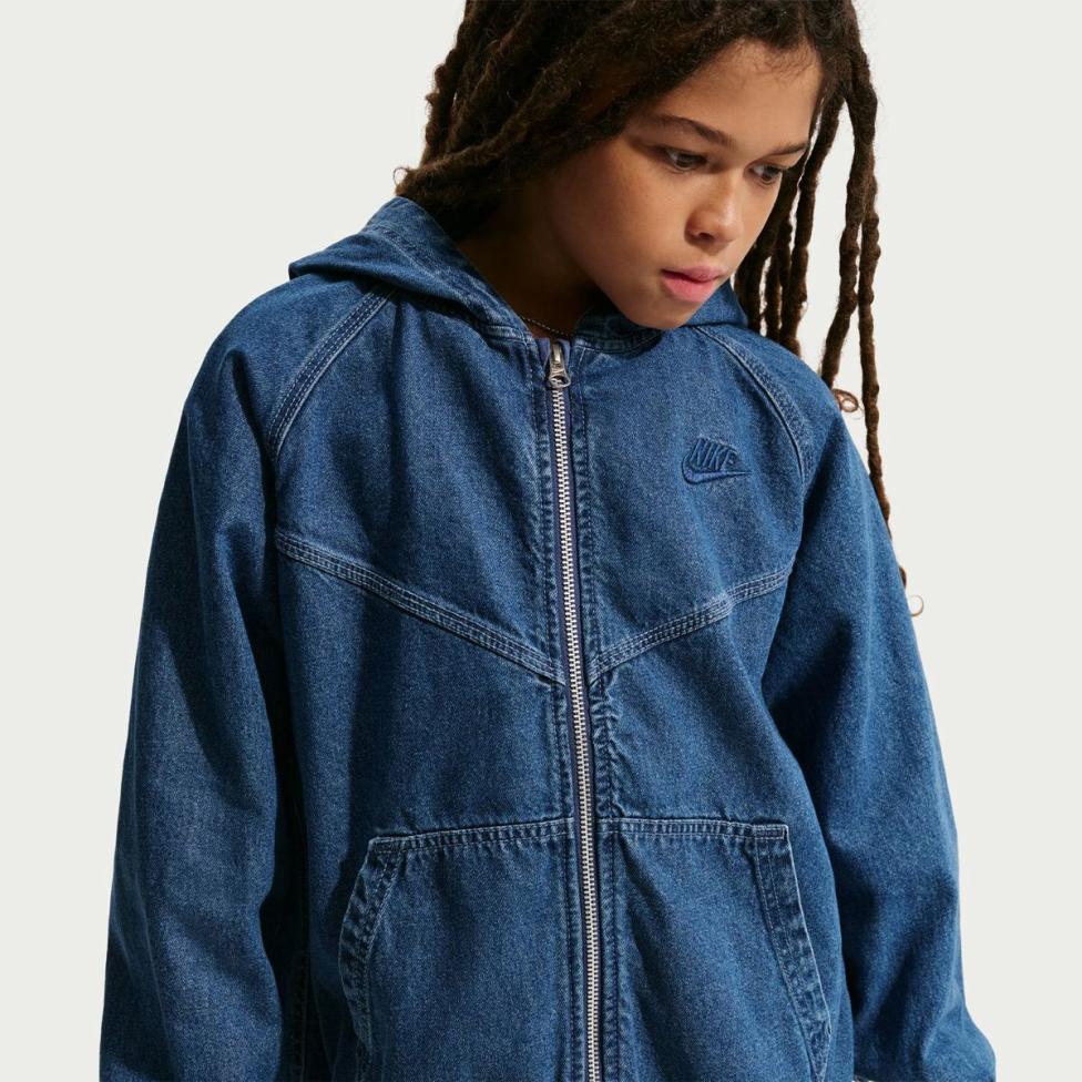 Дитяча толстовка NIKE K NSW WR DENIM FZ JACKET IF2306-435_image_3