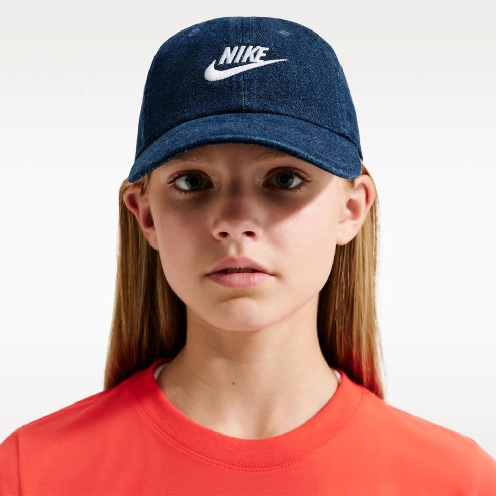 Дитяча кепка NIKE K NK CLUB CAP US CB DENIM IO8231-419_image_3
