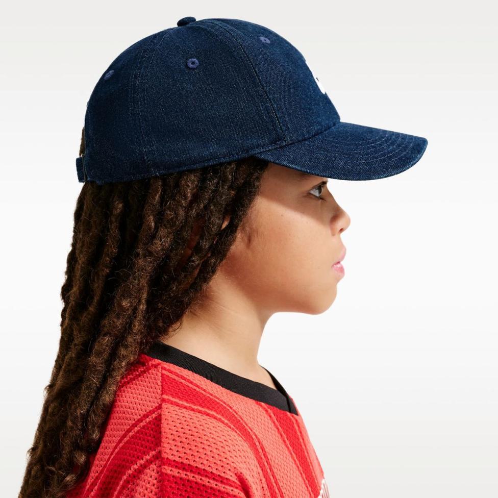 Дитяча кепка NIKE K NK CLUB CAP US CB DENIM IO8231-419