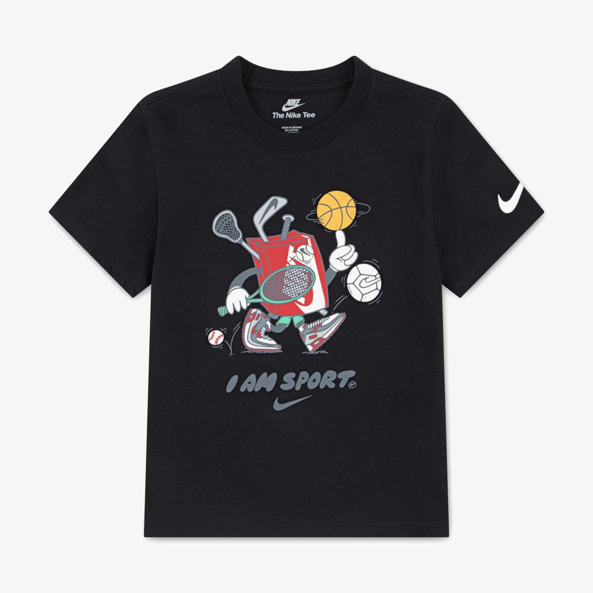 Дитяча футболка NIKE NKB I AM SPORT BOXY GRAPHIC TE 86N819-023