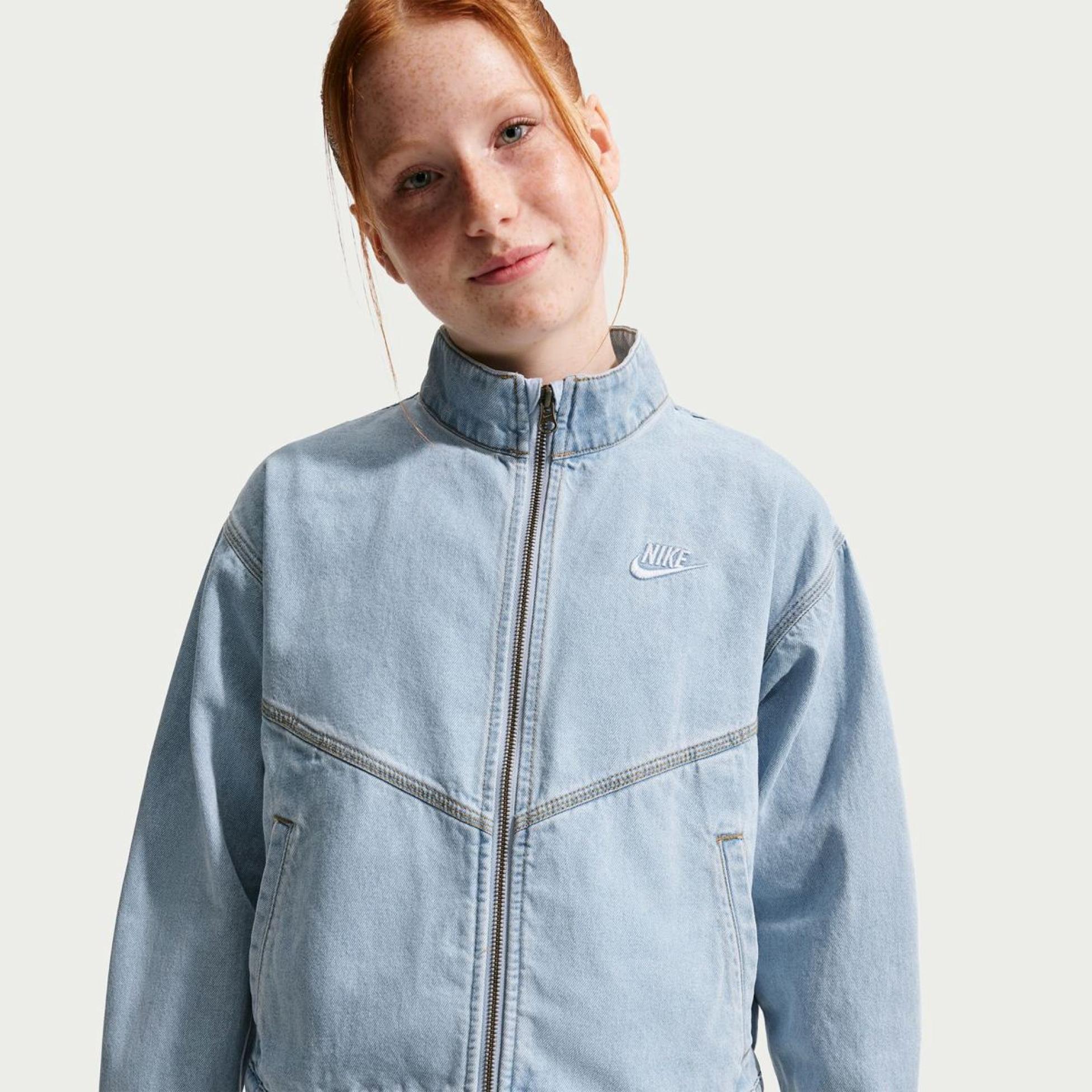 Жіноча толстовка NIKE G NSW WR DENIM JACKET IF2317-436