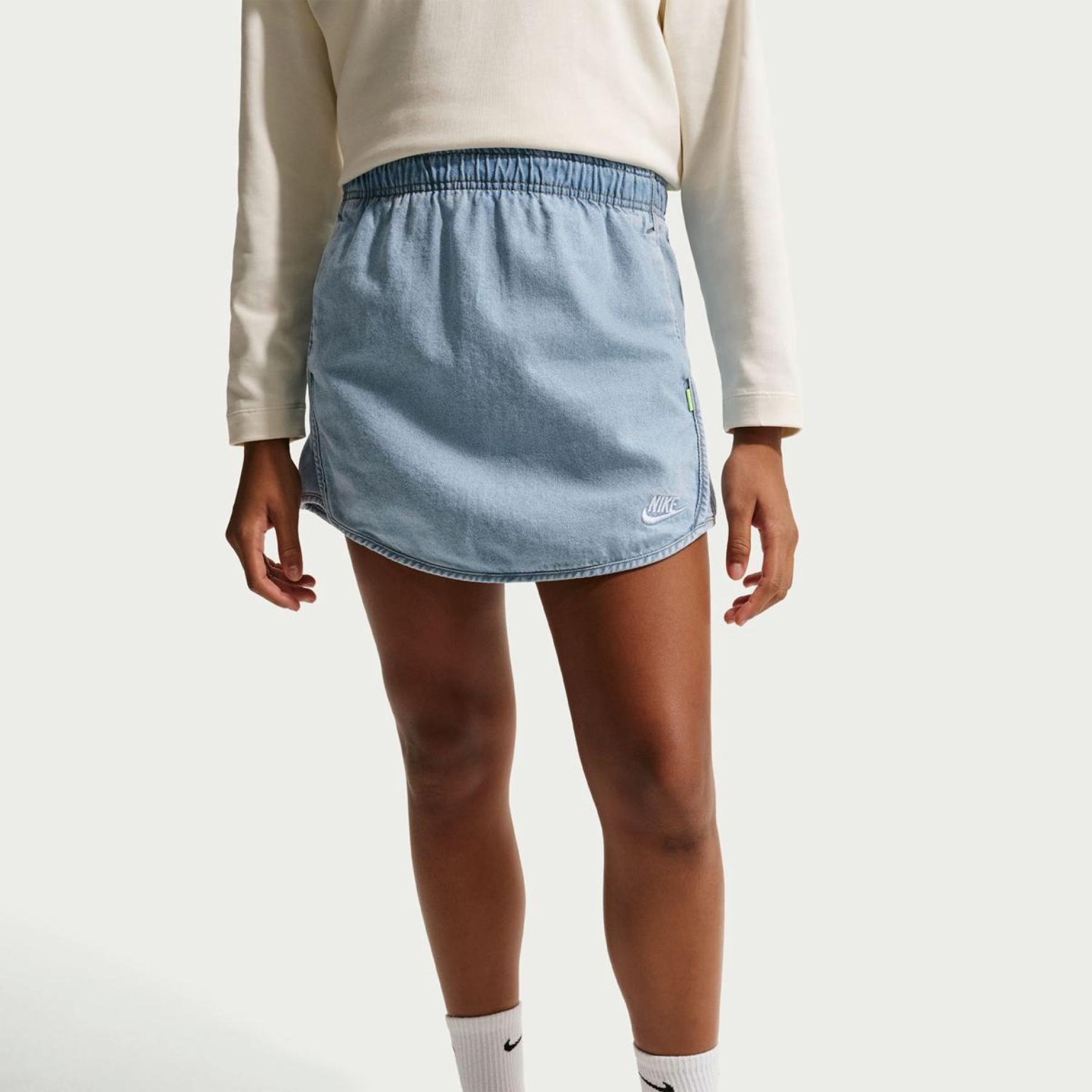 Жіноча спідниця NIKE G NSW DENIM SKIRT IF2314-436