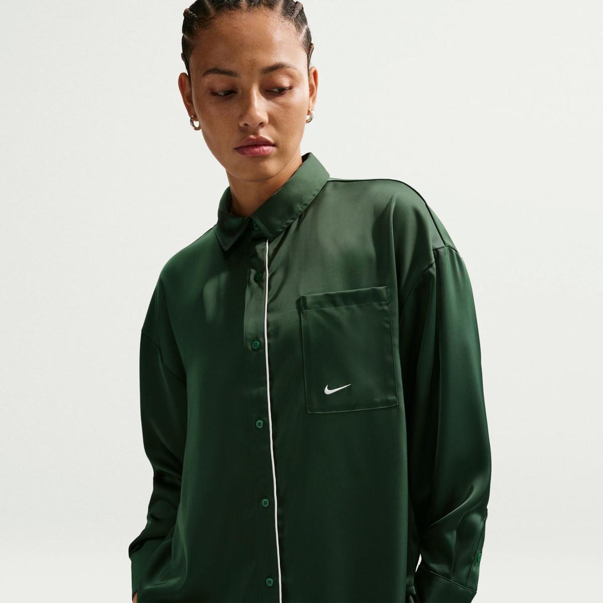 Жіночий лонгслів NIKE W NSW OFFLN WVN STN LS TOP IM0575-323