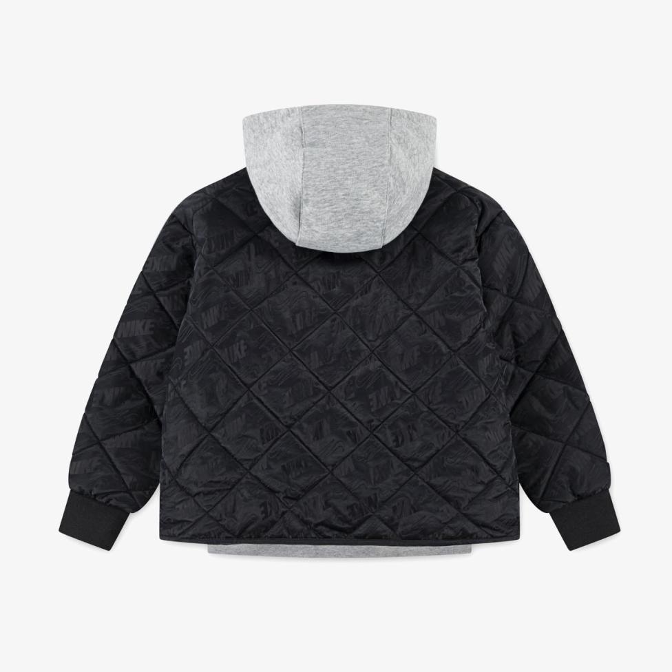 Дитяча куртка NIKE NKN FLEECE HOODED QUILT JACKET 86N071-023