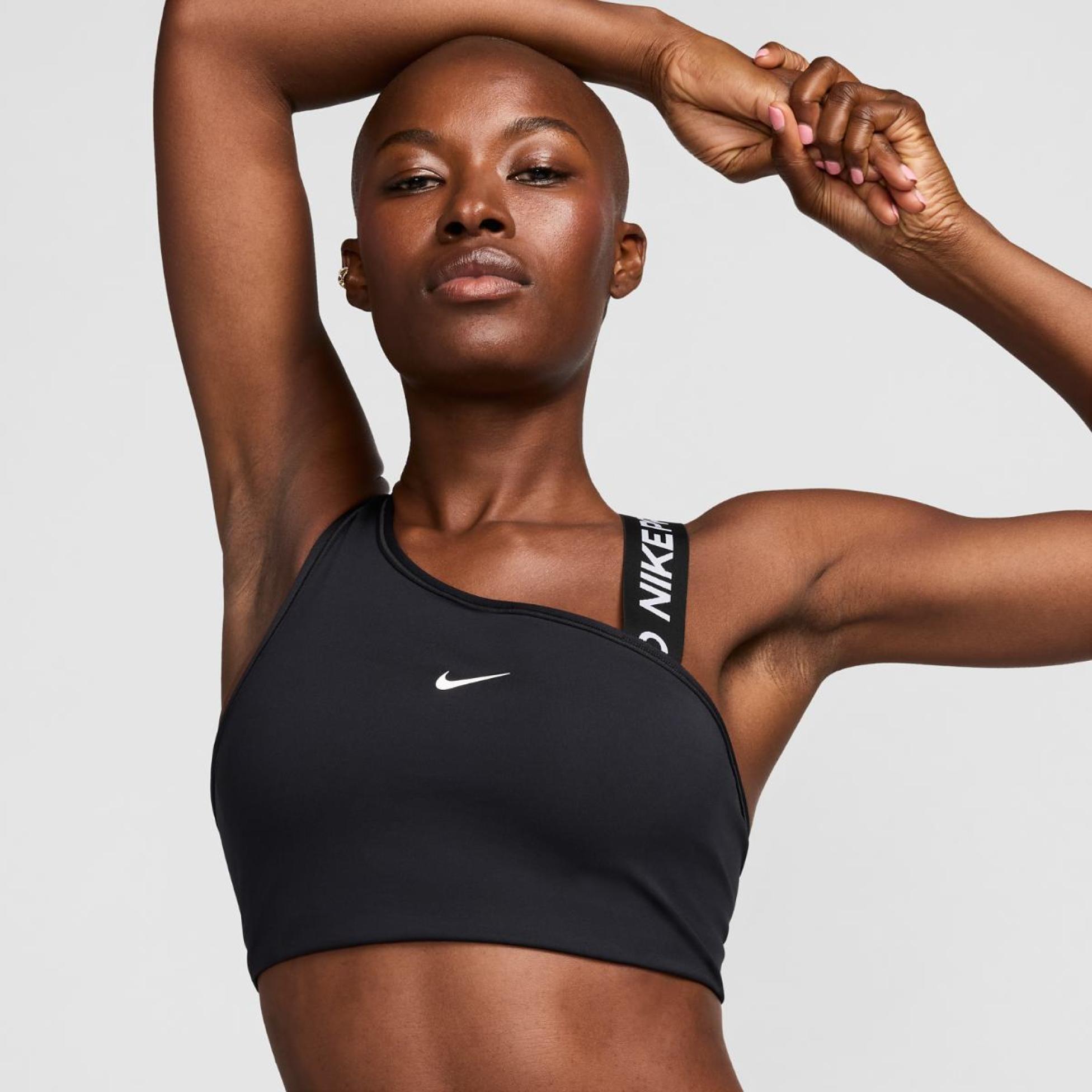 Жіночий топ NIKE W NP SWOOSH MS ASYM BRA FV6526-010