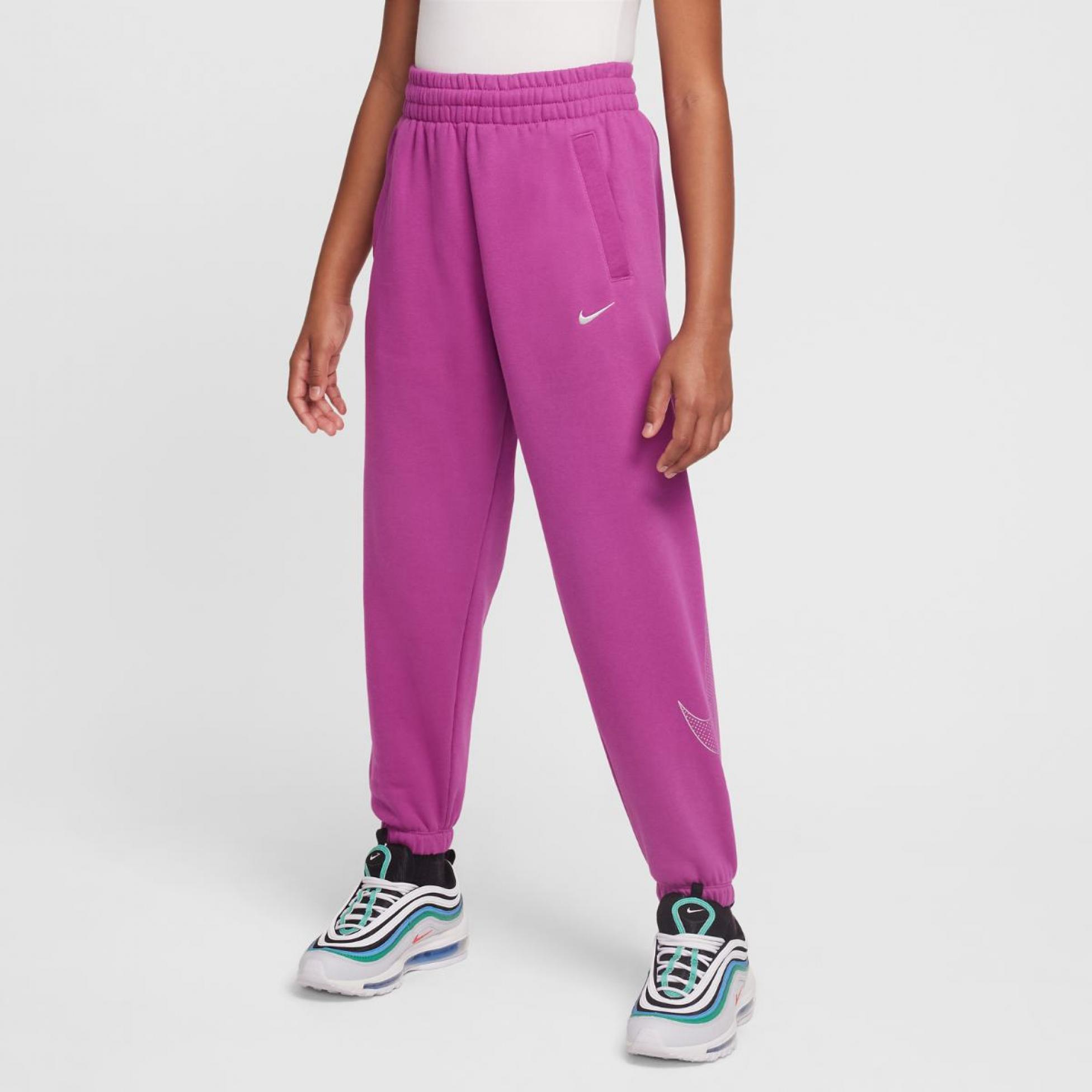 Дитячі штани NIKE G NSW CLUB FLC LOOSE PANT SHNE HF4400-518