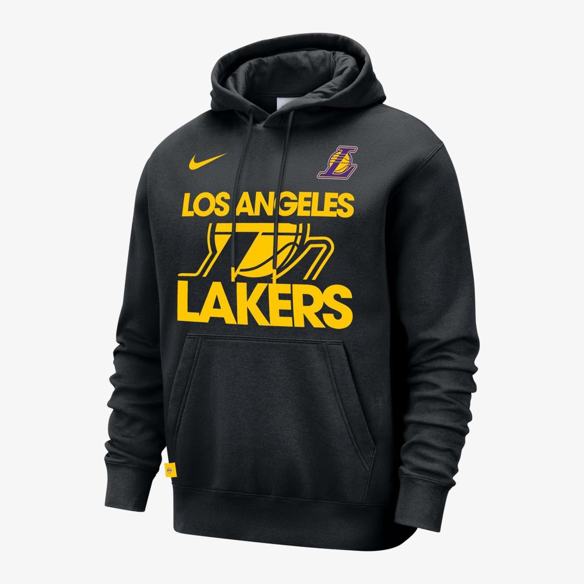 Чоловіча толстовка NIKE LAL MNK CLUB HOODIE PO CTS FZ7485-010