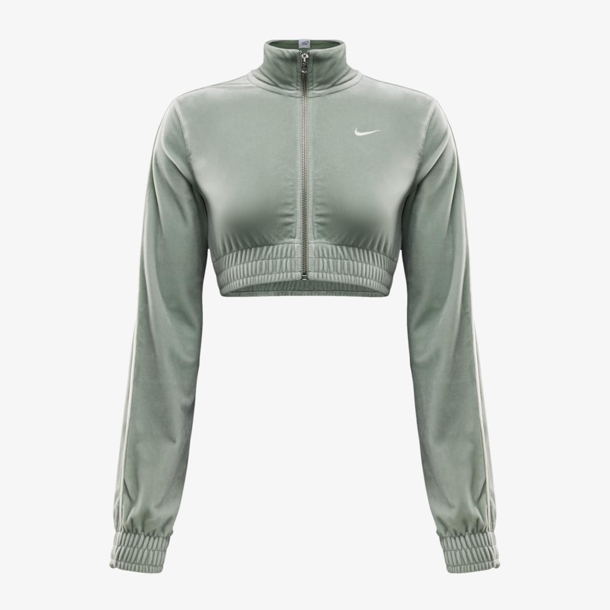 Жіноча толстовка NIKE W NSW CLLCTN VELOUR FZ TOP OFL FZ3679-370