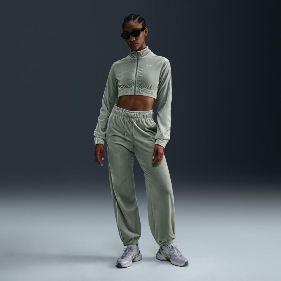 Жіноча толстовка NIKE W NSW CLLCTN VELOUR FZ TOP OFL FZ3679-370_image_5