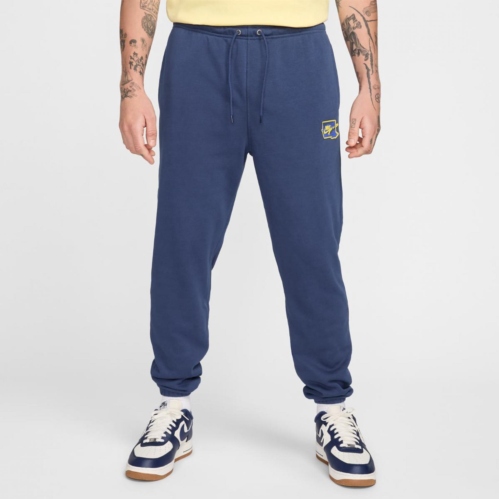 Чоловічі штани NIKE M CLUB FT CUFF PANT BOLT FZ0766-410