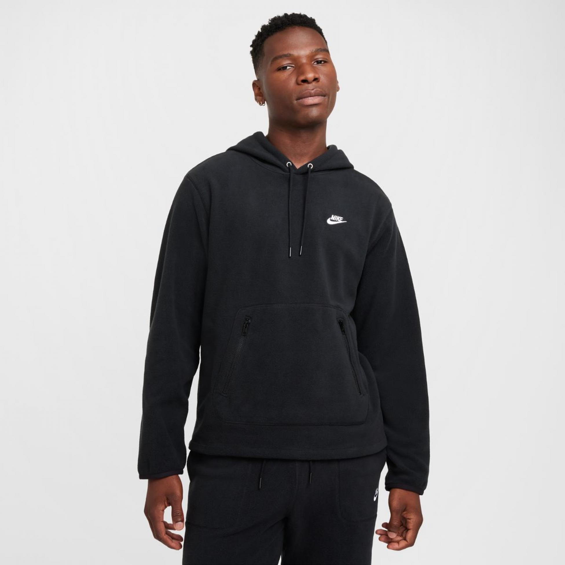 Чоловіча толстовка NIKE M NK CLUB WINTERIZED PO HOODIE FZ0660-010