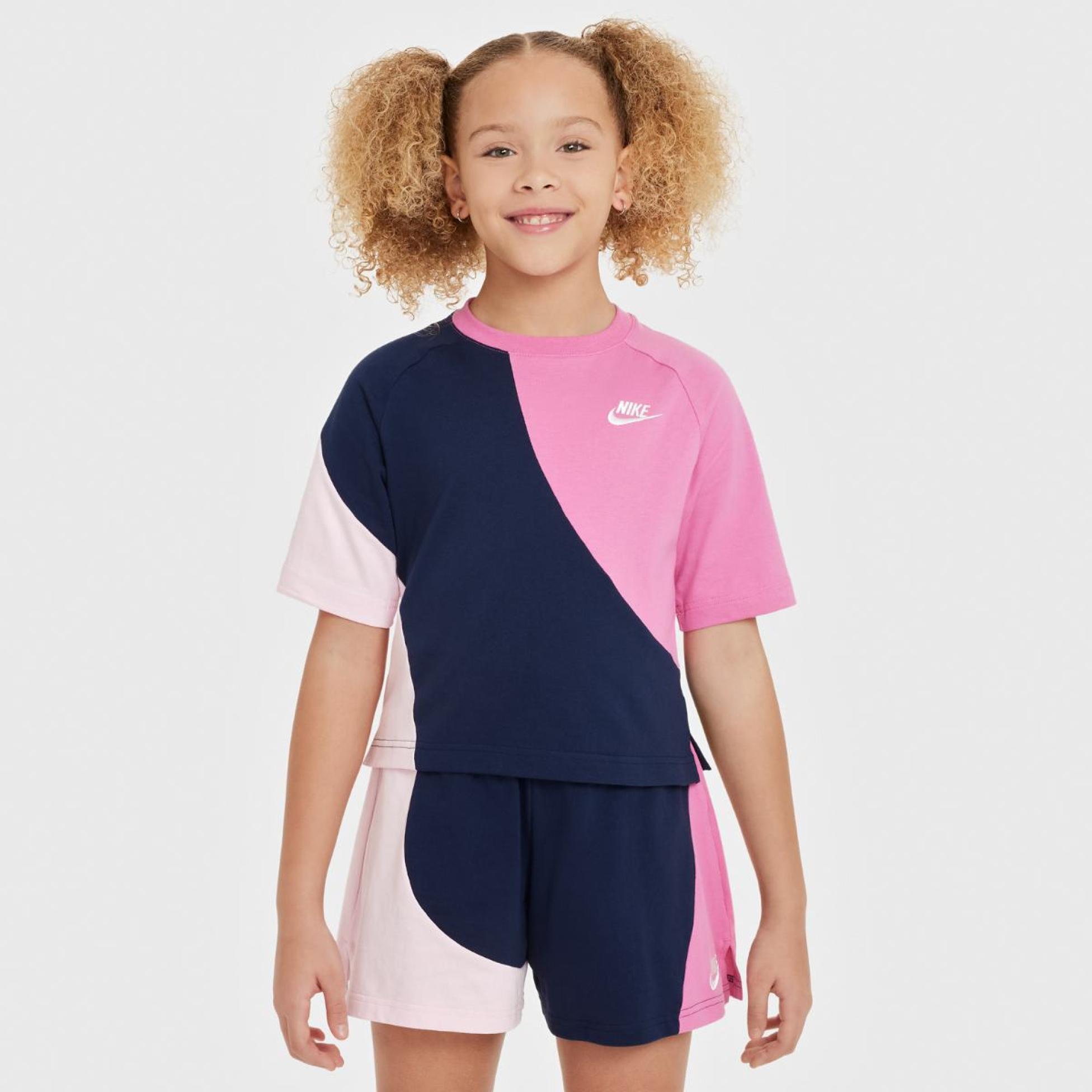 Дитяча футболка NIKE G NSW SS TOP JSY NVLTY FV0180-410