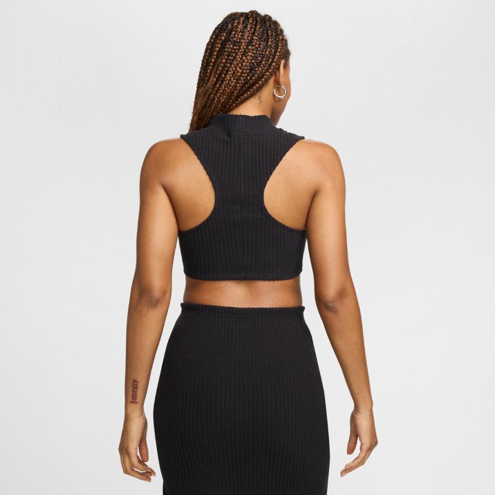 Жіноча майка NIKE W NSW CHLL KNT RIB CRP TNK FN3677-010