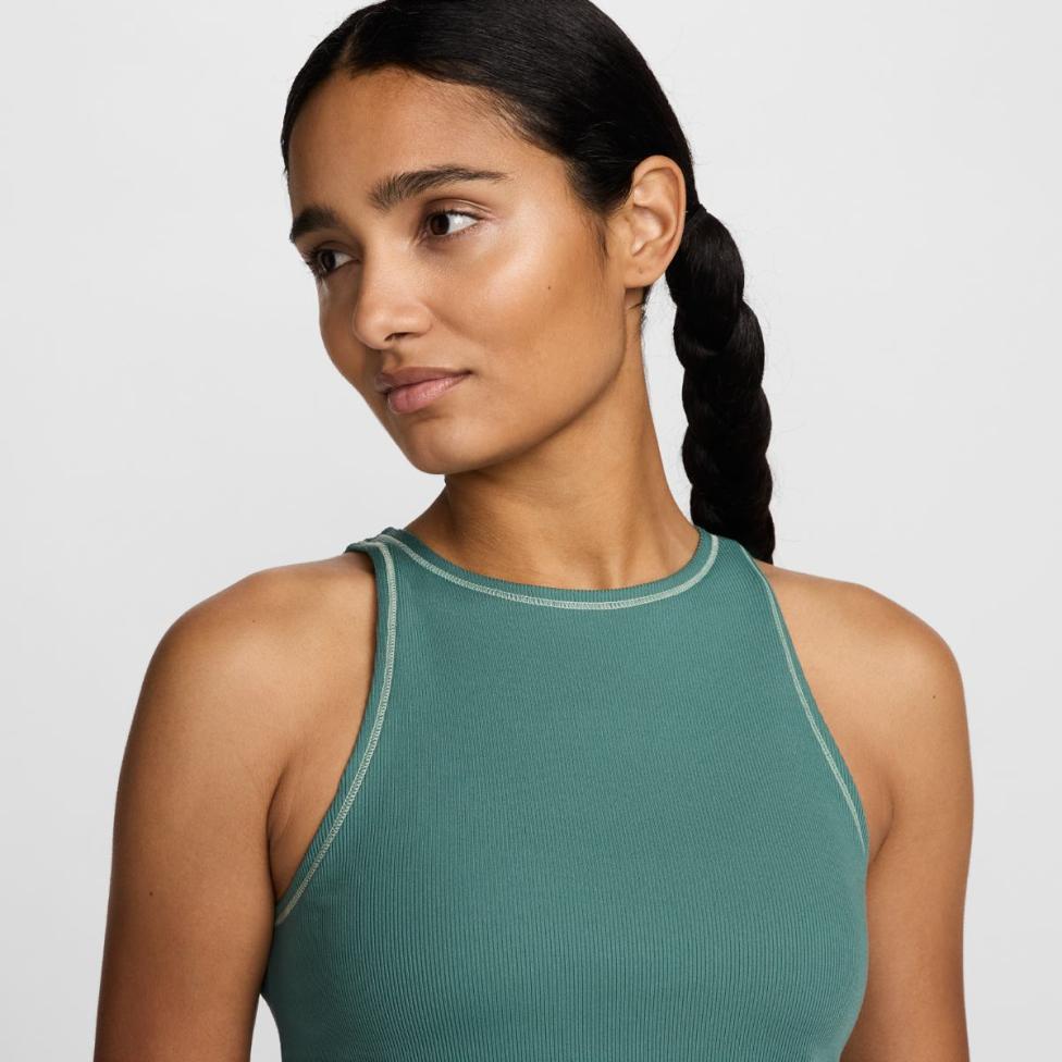 Жіноча майка NIKE W ONE FITTED Dri-FIT RIB TANK NV FN3077-361_image_3