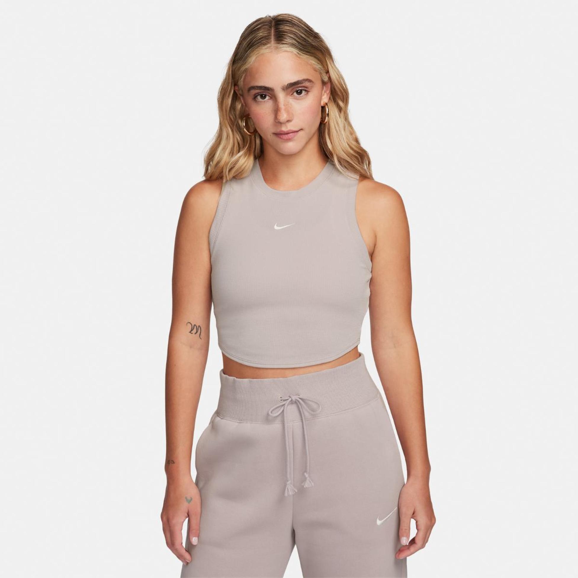 Жіноча майка NIKE W NSW ESSNTL RIB CRP TANK FB8279-019