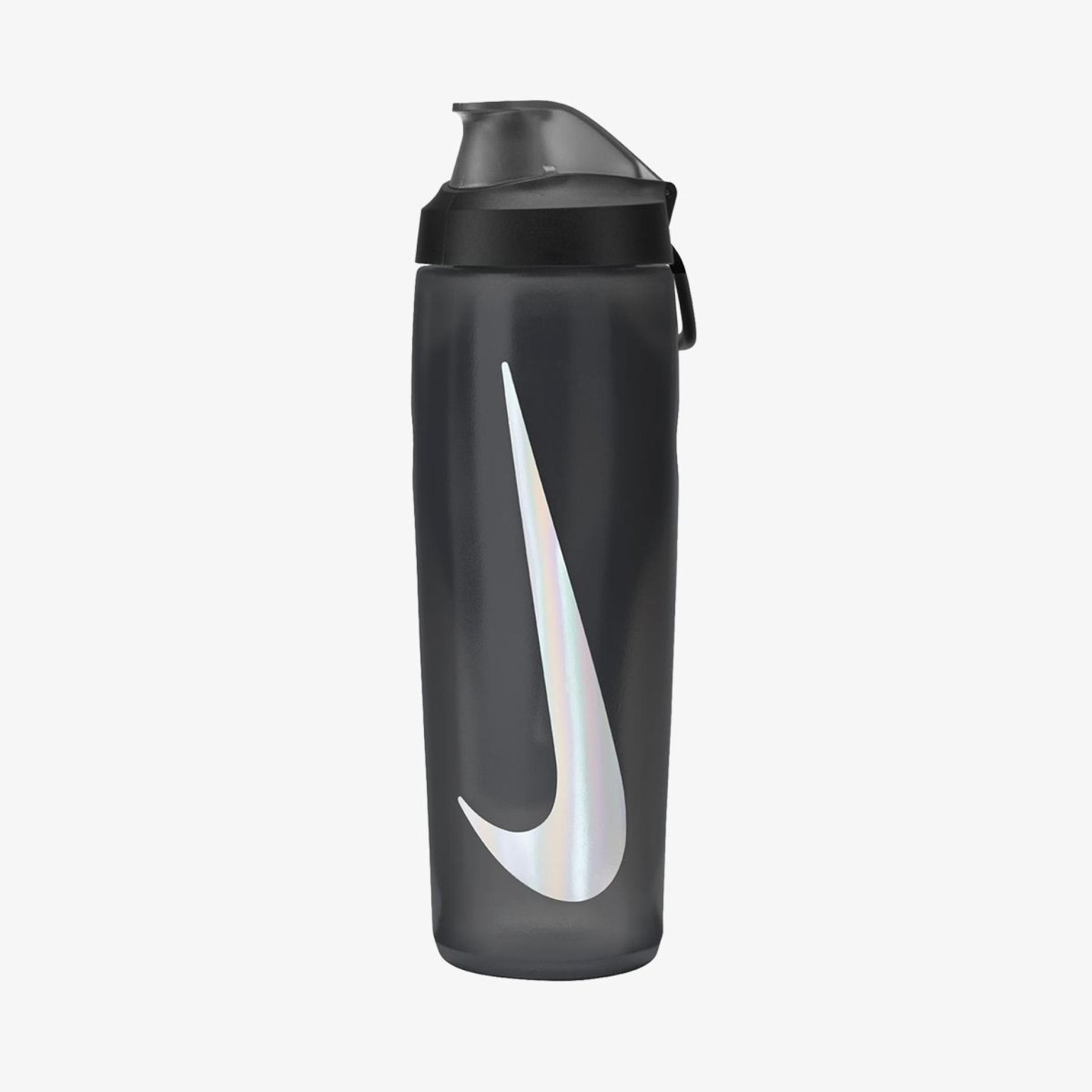 Пляшка NIKE REFUEL BOTTLE LOCKING LID 24 OZ ANTHRACITE/BLACK/SILVER IRIDESCENT 24OZ N.100.7668.054.24