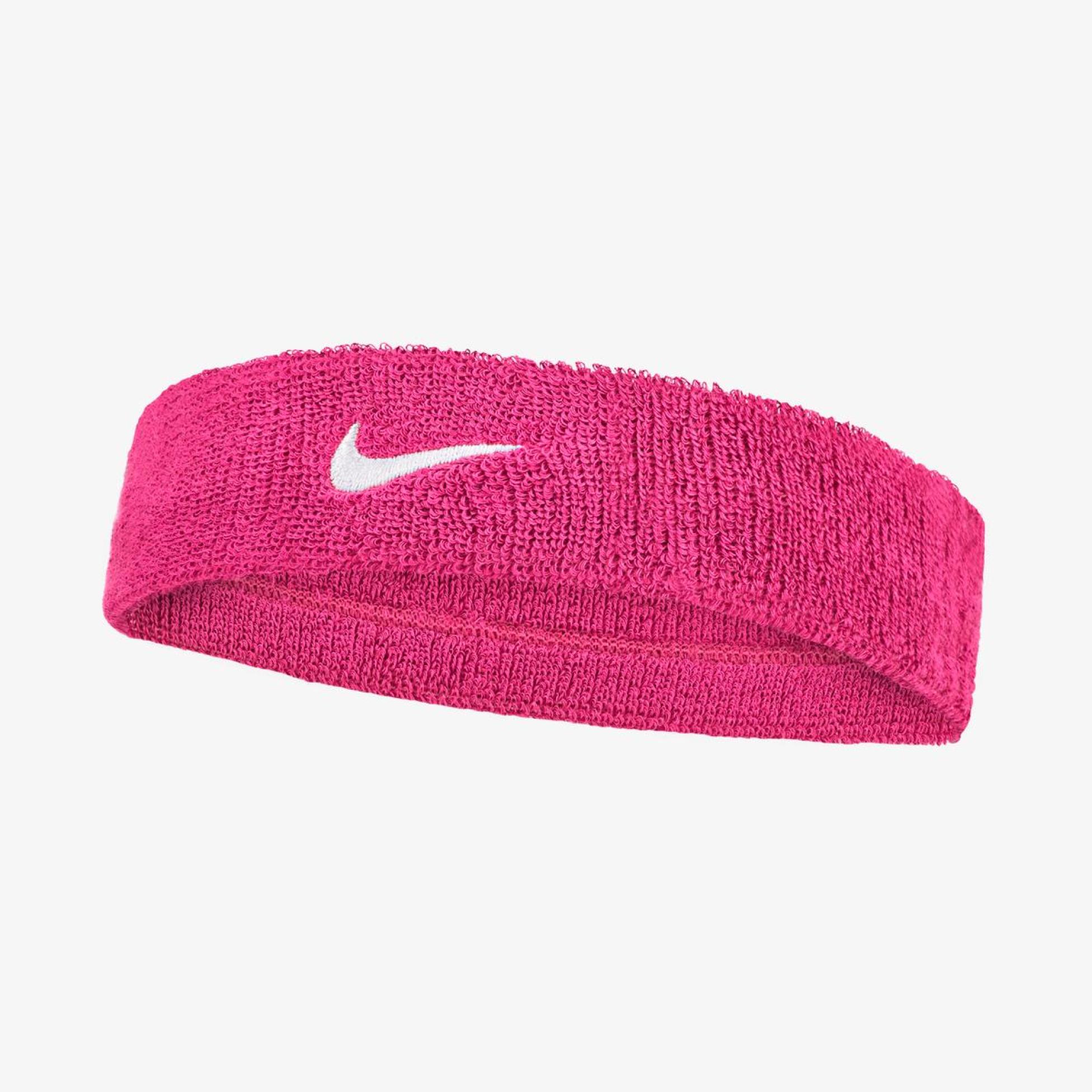 Пов'язка на голову NIKE SWOOSH CLASSIC HEADBAND VIVID PINK/WHITE OSFM N.101.2407.639.OS