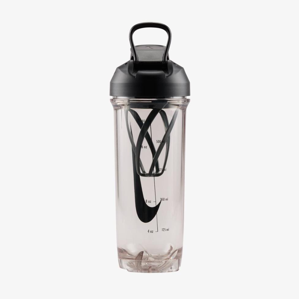 Пляшка NIKE TR RECHARGE SHAKER BOTTLE 2.0 24 OZ CLEAR/BLACK/ANTHRACITE/BLACK 24OZ N.101.0724.988.24