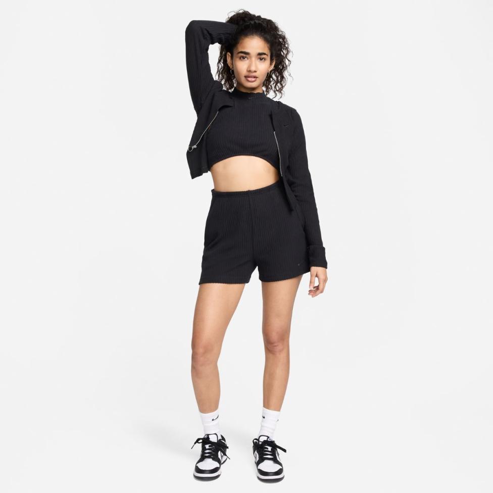 Жіночі шорти NIKE W NSW CHLL KNT RIB 3IN SHRT FN3674-010_image_6