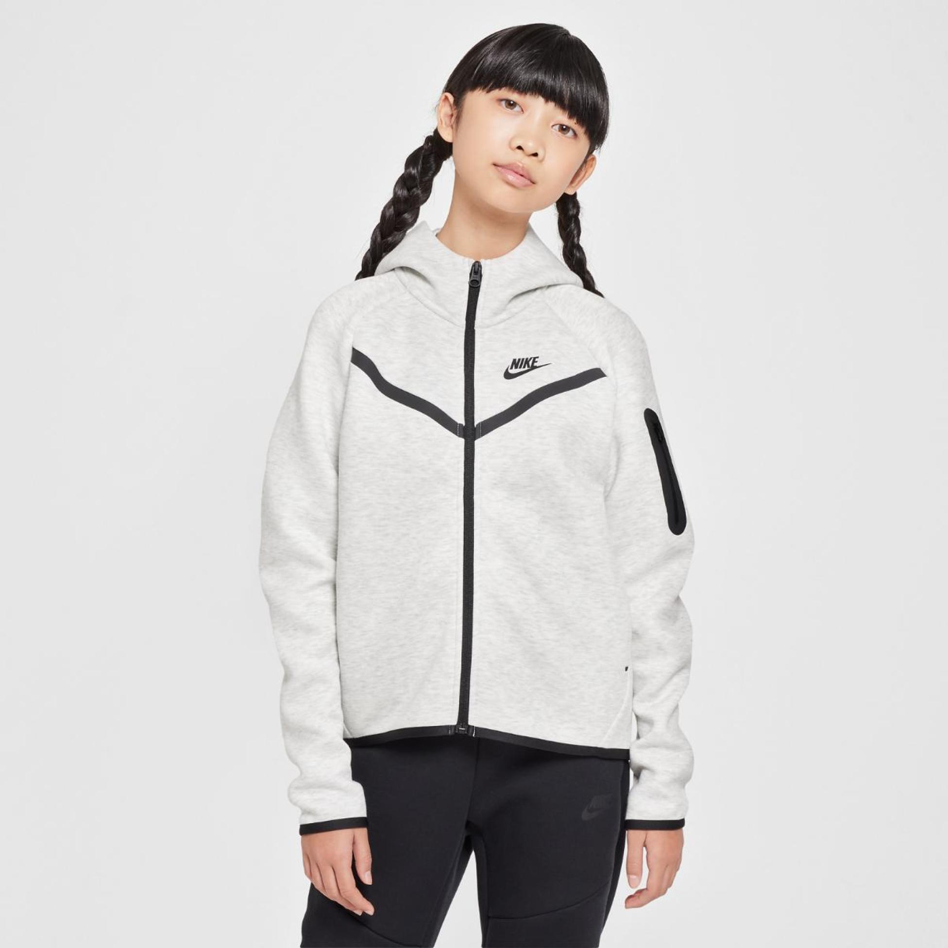 Дитяча толстовка NIKE G NSW TCH FLC HD FZ LS - PD HV8695-013