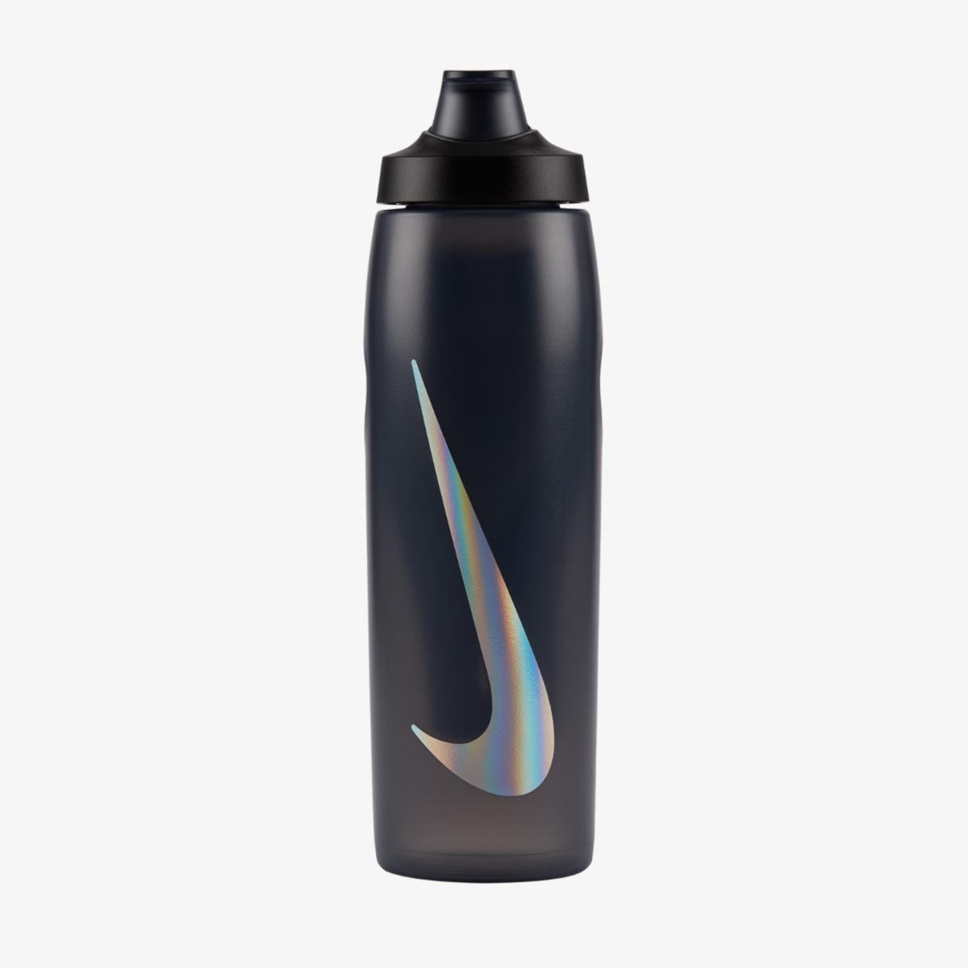 Пляшка NIKE REFUEL BOTTLE LOCKING LID 32 OZ ANTHRACITE/BLACK/SILVER IRIDESCENT 32OZ N.100.7670.054.32