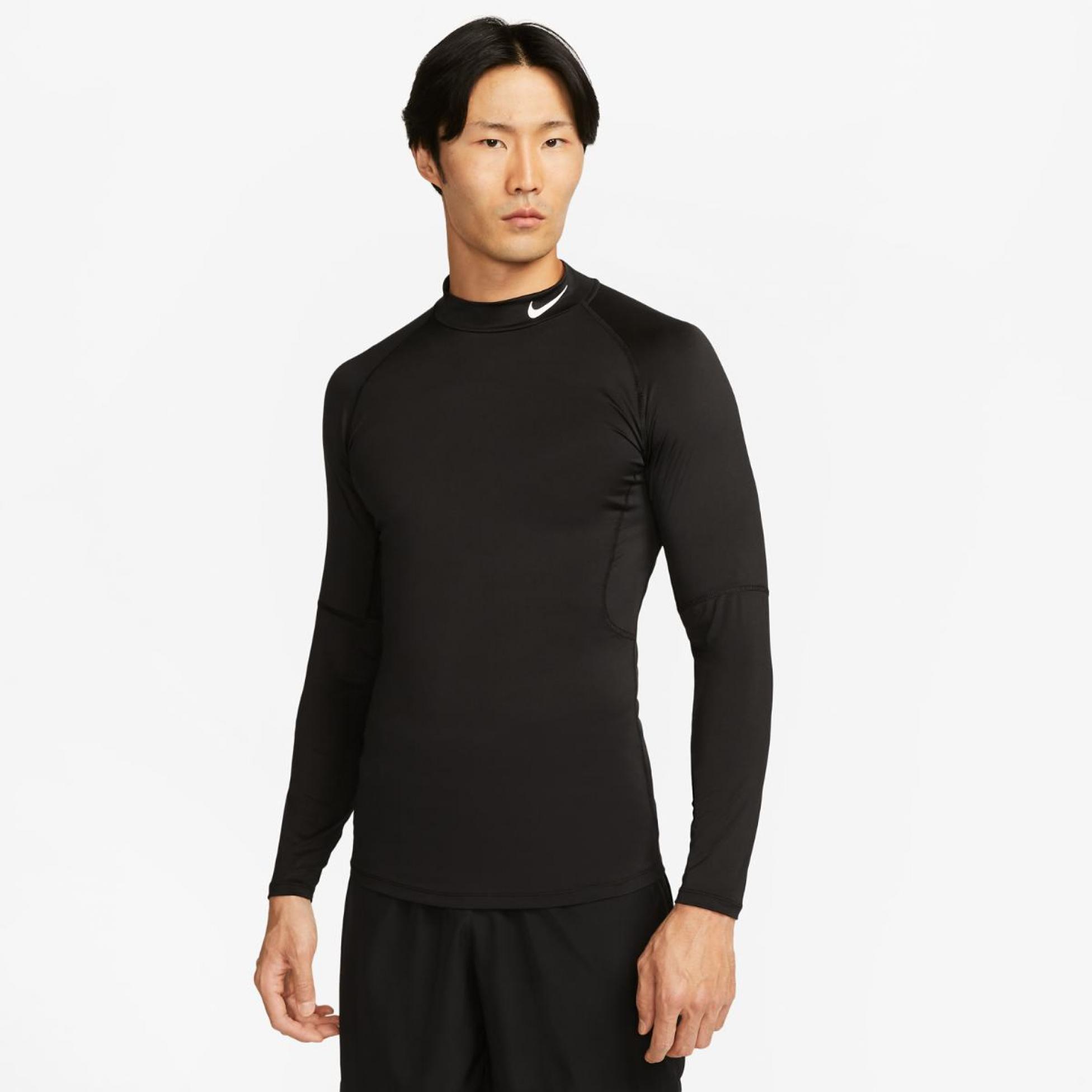 Чоловічий лонгслів NIKE M NP Dri-FIT TIGHT LS MOCK FB7908-010