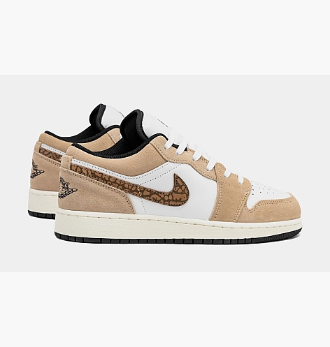 Кросівки Air Jordan 1 Low Se Brown Elephant Gs White/Brown DZ5368-201_image_6