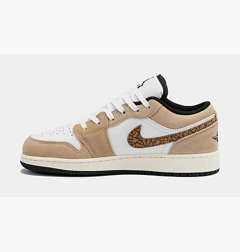 Кросівки Air Jordan 1 Low Se Brown Elephant Gs White/Brown DZ5368-201_image_4