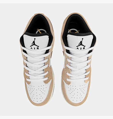 Кросівки Air Jordan 1 Low Se Brown Elephant Gs White/Brown DZ5368-201_image_3